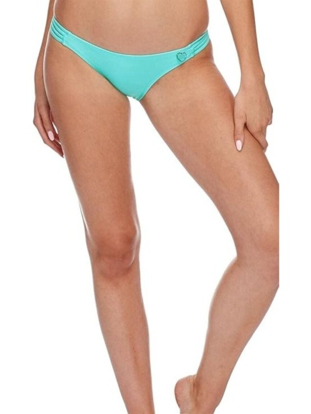 Body Glove Smoothies Flirty Surf Rider Bikini Bottom Sea Mist XL NWT